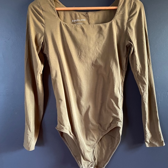 Everlane Black Long Sleeve Bodysuit - Picture 5 of 5